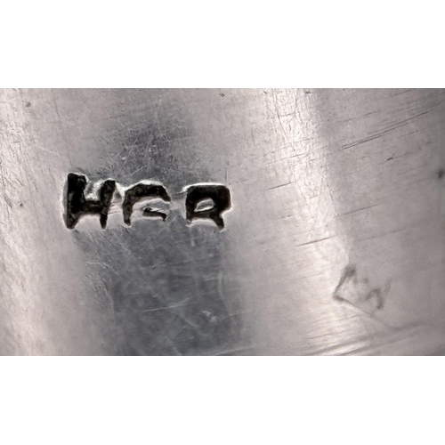 277 - A Hermes Sterling Silver Signet Ring. Size K 1/2. Comes in original Hermes case.  Ref: STK019989