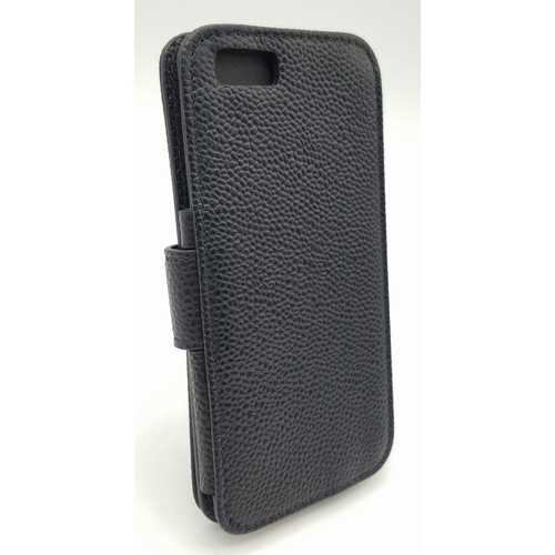 389 - A Chopard Black Phone Case. Approximately 14cm height x 5cm length. In good condition but please see... 