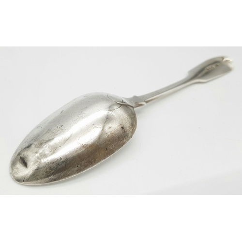 1916 - An antique sterling silver spoon. Full London hallmarks, 1913. Total weight 41.9G. Total length 18.5... 