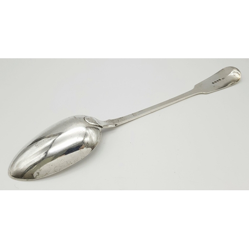 1958 - An antique sterling silver basting spoon. Full London hallmarks, 1826. Total weight 149.8G. Total le... 