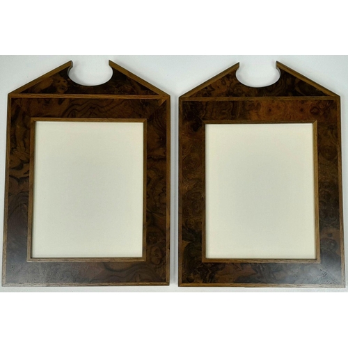 374 - A Pair of Alfred Dunhill 'David Linley' Walnut Picture Frames.
29cm x 41cm. In excellent condition i... 