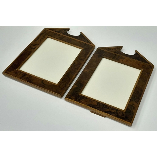 374 - A Pair of Alfred Dunhill 'David Linley' Walnut Picture Frames.
29cm x 41cm. In excellent condition i... 