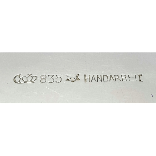 600 - A 3rd Reich .875 Silver Hand Engraved Salvo. A Christmas Gift from Hermann Göering and his wife Emmy... 