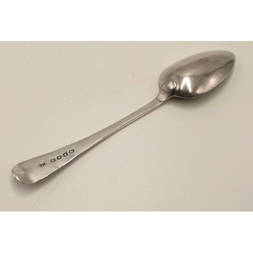 117 - An 1812 Dated Silver 33rd Foot Officers’ Mess silver tablespoon from the reign of George IV. In 1793... 