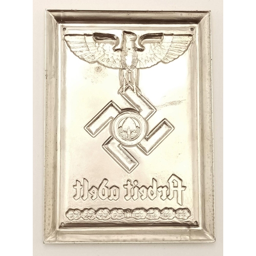 131 - An A 3rd Reich period RAD (Reichsarbeitsdienst/National Labour Service) “Arbeit Adelt” (Labour is no... 