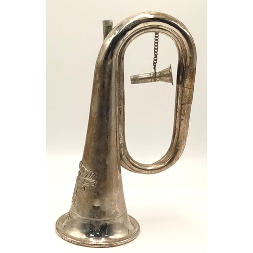 194 - A 3rd Reich NSKK (transport corps) Signal Bugle Dated 1943.