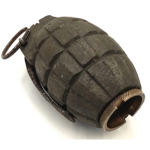 292 - An INERT British No 5 MK 1 Mills Grenade Made by Mills Munitions April 1916. (in preparation for the... 