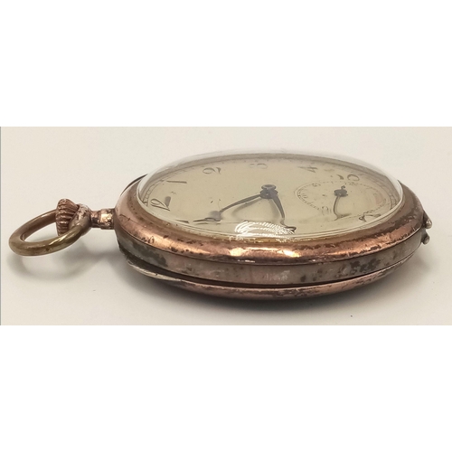 355 - A 1939 Dated Gold Plated Patriotic German Pocket Watch Dedicated to Gefreiter (Lance Corporal)  H. B... 