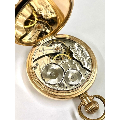 1624 - A vintage Waltham full hunter pocket watch in working order.