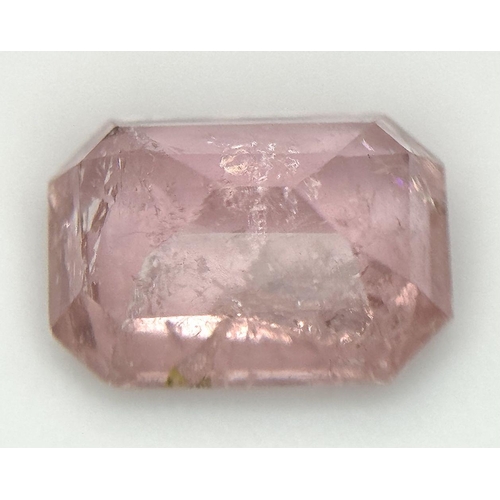 2295 - A 2.35ct Afghan Pink Tourmaline Gemstone. Octagon shape and step cut. Comes with GFCO certificate. R... 