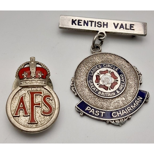 1982 - 2X Enamel military medals. Please see photos for details.