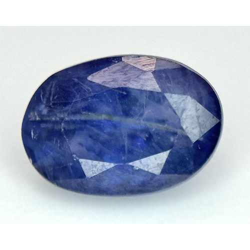 2205 - A 1.17ct Madagascan Sapphire Gemstone. Oval shape, brilliant and step cut. Comes with CGI certificat... 