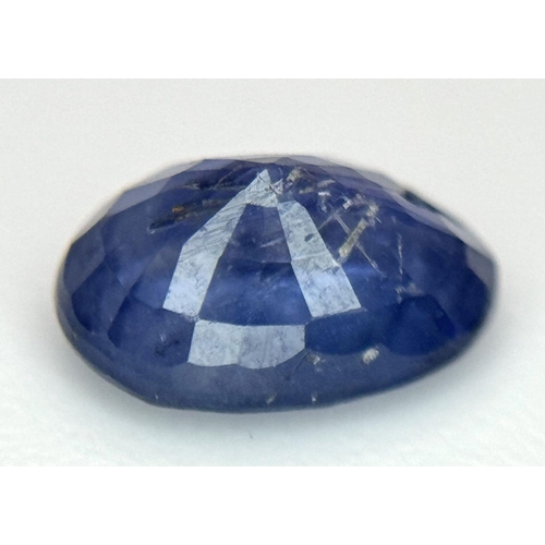 2205 - A 1.17ct Madagascan Sapphire Gemstone. Oval shape, brilliant and step cut. Comes with CGI certificat... 