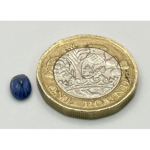 2205 - A 1.17ct Madagascan Sapphire Gemstone. Oval shape, brilliant and step cut. Comes with CGI certificat... 