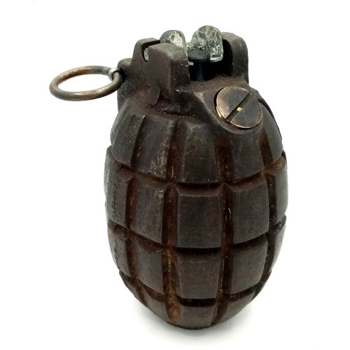 970 - An INERT WW1 No. 5 Mills Hand Grenade. Empty inside. UK MAINLAND SHIPPING ONLY!