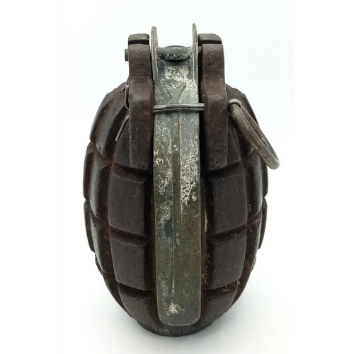 970 - An INERT WW1 No. 5 Mills Hand Grenade. Empty inside. UK MAINLAND SHIPPING ONLY!