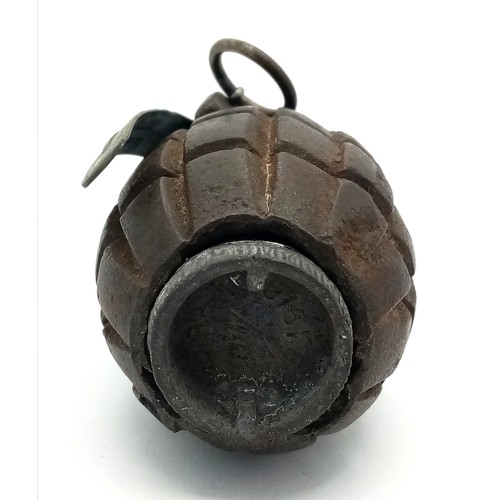 970 - An INERT WW1 No. 5 Mills Hand Grenade. Empty inside. UK MAINLAND SHIPPING ONLY!