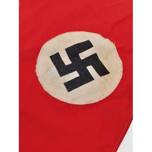 432 - 1942 Dated Double Sided German NSDAP Pennant.