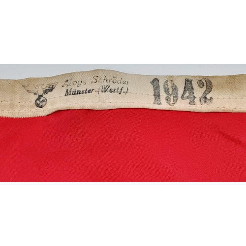 432 - 1942 Dated Double Sided German NSDAP Pennant.