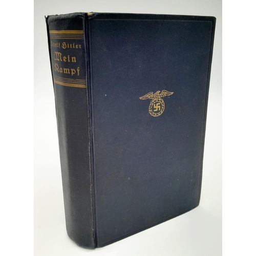 5 - A 1935 Edition of Hitlers Mein Kampf Special Dedication Edition to Franze Reinecke for 25 Years Loya... 