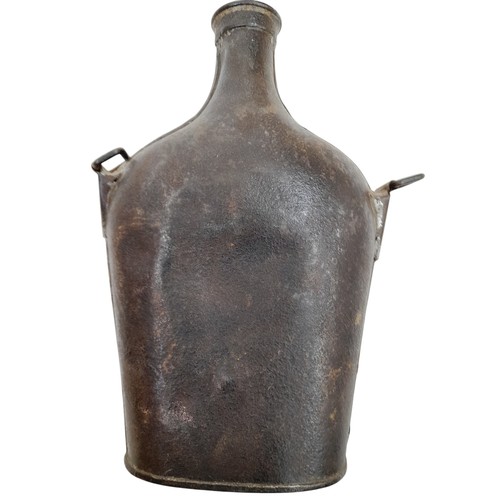 2299 - A WW1 French Miners Water Bottle. It was the miners that kept the Allied Warships running during the... 