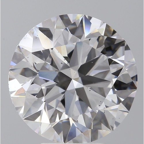 204 - 5.01CT ROUND SHAPED LAB-GROWN DIAMOND, COLOUR E, CLARITY VS2. COMES WITH IGI CERTIFICATE. MEASUREMEN... 