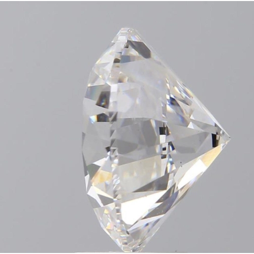 204 - 5.01CT ROUND SHAPED LAB-GROWN DIAMOND, COLOUR E, CLARITY VS2. COMES WITH IGI CERTIFICATE. MEASUREMEN... 