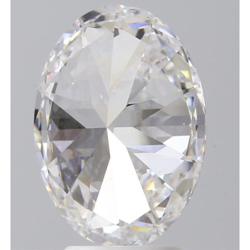 232 - 3.54CT OVAL SHAPED LAB-GROWN DIAMOND, COLOUR E, CLARITY VS1. COMES WITH IGI CERTIFICATE. MEASUREMENT... 