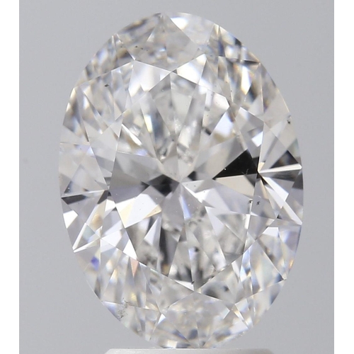 330 - 3.02CT OVAL SHAPED LAB-GROWN DIAMOND, COLOUR E, CLARITY VS2. COMES WITH IGI CERTIFICATE. MEASUREMENT... 