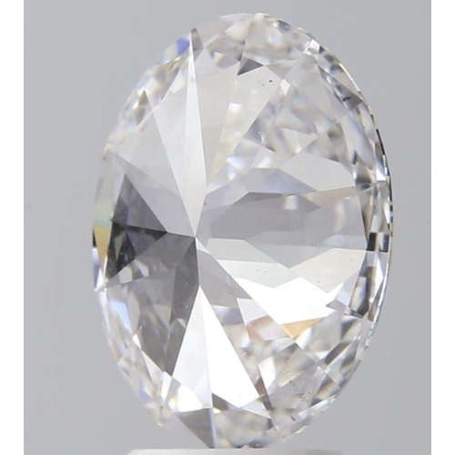 330 - 3.02CT OVAL SHAPED LAB-GROWN DIAMOND, COLOUR E, CLARITY VS2. COMES WITH IGI CERTIFICATE. MEASUREMENT... 