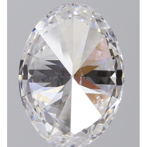 624 - 2.52CT OVAL SHAPED LAB-GROWN DIAMOND, COLOUR D, CLARITY VS1. COMES WITH IGI CERTIFICATE. MEASUREMENT... 