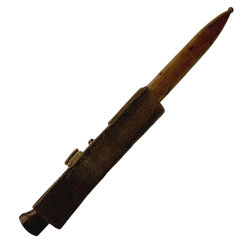 103 - A WW2 German Africa Corps Mauser K-98 Bayonet. The pommel has the DAK logo engraved on it. Most like... 