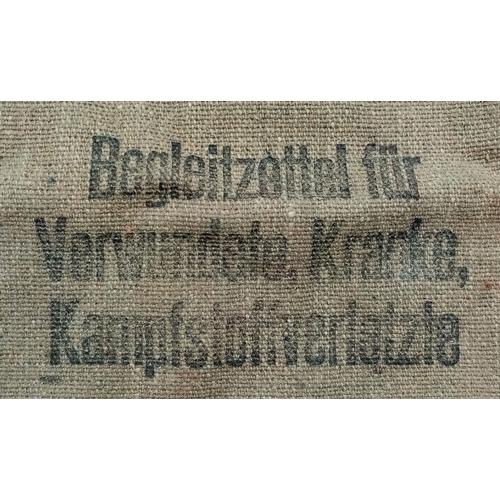 992 - A WW2 German Medical Documents Wallet. Used by German soldiers when being transferred between hospit... 