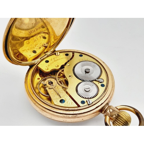 371 - Gentleman’s Vintage ROLLED GOLD POCKET WATCH. Top winding with Roman numerals. Having two Rolled Gol... 