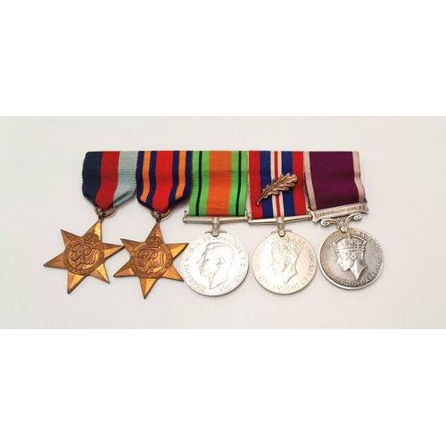 52 - A Mention in Despatches award for Dunkirk in a long service group of five medals to an officer of th... 