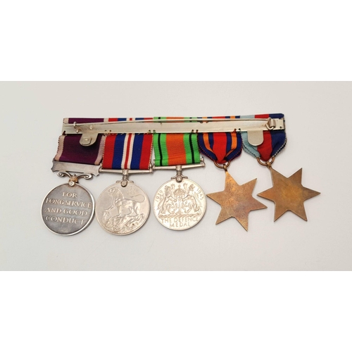 52 - A Mention in Despatches award for Dunkirk in a long service group of five medals to an officer of th... 