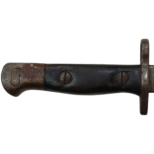 551 - A WW1 British 1907 Pattern Bayonet Dated 1915. Maker: Sanderson. Rare example as it has not been dri... 