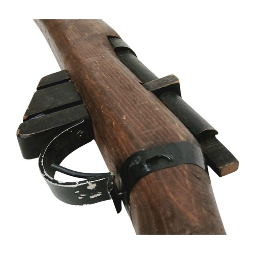 563 - A Vintage Lee Enfield Wooden Training Rifle with Carry Strap. 112cm Length. UK Mainland Shipping Onl... 