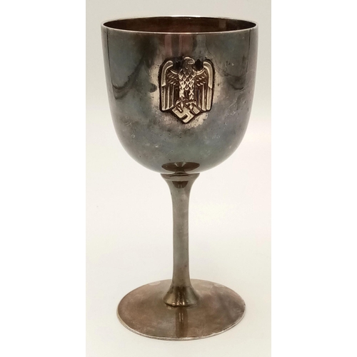 838 - A 3rd Riech Heer (Army) Goblet, 11.5cm in height