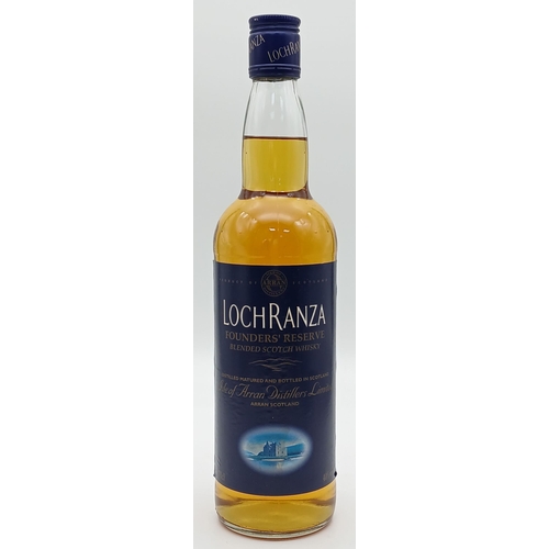 843 - A Vintage Bottle of LochRanza Founders Reserve Whisky from the Isle of Arran. 70cl Bottle. Sealed.