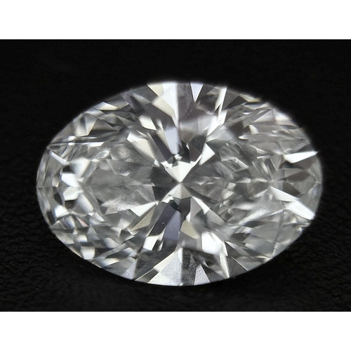 414 - A LAB GROWN LOOSE DIAMOND. 1.20CT, OVAL CUT. COLOUR E, CLARITY VS1. Ref: A/S 1141