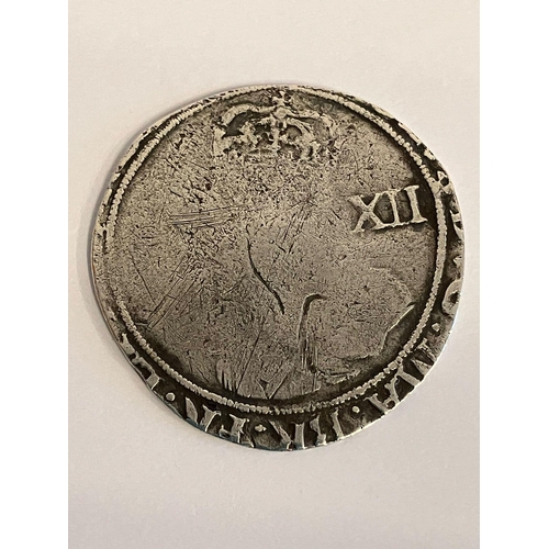 644 - CHARLES I (reigned 1625-1649) Hammered SILVER SHILLING. Tower mint. Condition fair/fine. Please see ... 