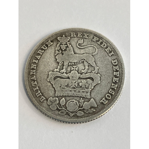 994 - 1826 GEORGE IV SILVER SHILLING. Condition fine/ very fine. Please see pictures.