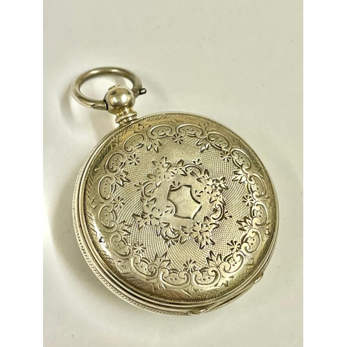 1618 - A Silver Pocket Watch, as found.