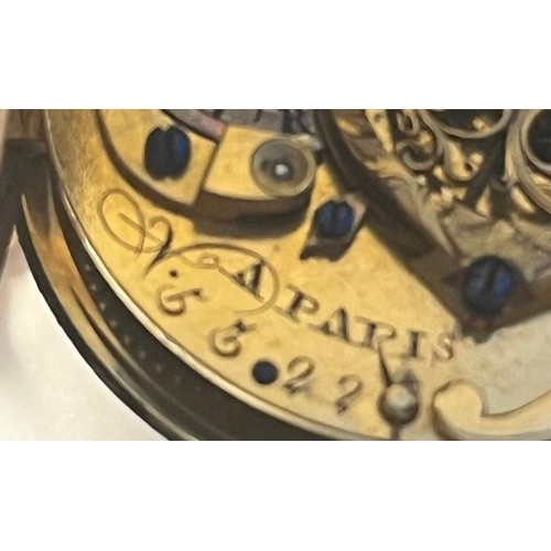 141 - A Possibly Unique Mid to late 18th Century Pocket Watch. Verge escapement. Made by the prestigious F... 