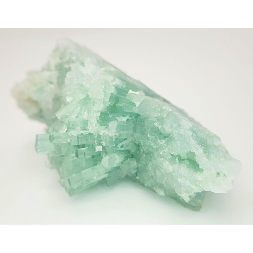 1171 - A 134.55ct Rough Green Hiddenite Spodumene, Afghanistan Origin. Comes with GFCO Certificate.