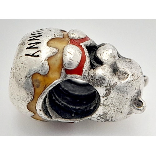 1297 - A PANDORA STERLING SILVER DISNEY WINNIE THE POOH CHARM. 3.1G. Ref: SC 9009