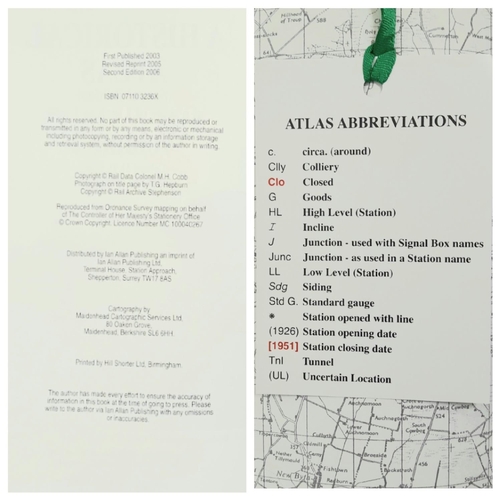 1354 - A 2006 second edition of The Railways of Great Britain. A historical guide by Col. M. H. Cobb. This ... 