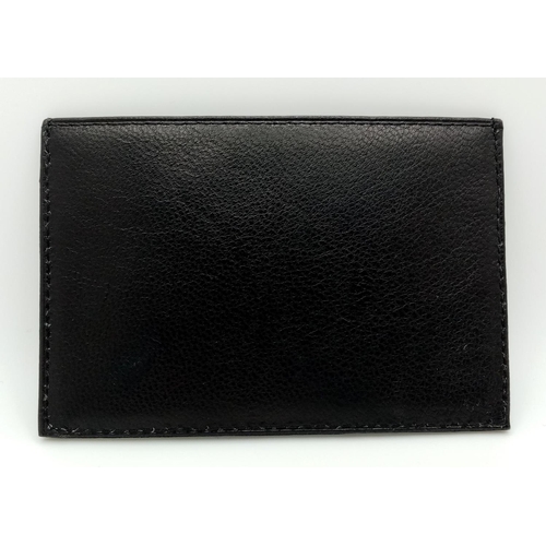 1381 - A Gianfranco Ferre Card Wallet. Comes with box. Approximately 11cm length x 7.5cm height.