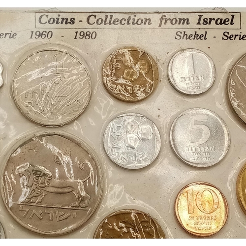 1416 - A Proof Coin Collection from Israel and Palestine. Dated 1927 - 1985.